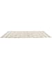 Ethnical Life Baumwoll-Teppich in Creme/ Grau - (L)170 x (B)120 cm