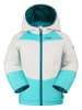 Kamik Dunne all-season doorgestikte jas "Celeste" wit/turquoise