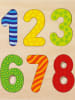 Goki 10tlg. Einlegepuzzle "Zahlen 0-9" - ab 2 Jahren