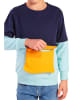 erima Sweatshirt "Leon" in Dunkelblau/ Hellblau/ Orange