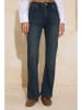 trendyol Spijkerbroek - flare fit - blauw