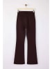 trendyol Spijkerbroek - flare fit - bruin