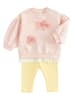 COOL CLUB 2tlg. Outfit in Rosa/ Gelb