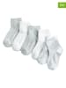 COOL CLUB 5er-Set: Socken in Weiß/ Grau