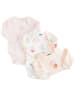 COOL CLUB 3-delige set: rompers lichtroze/wit