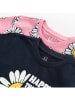 COOL CLUB 2-delige set: shirts lichtroze/donkerblauw