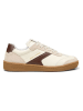 Marc O'Polo Shoes Skórzane sneakersy w kolorze brązowo-kremowym