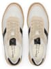 Marc O'Polo Shoes Leder-Sneakers in Weiß/ Schwarz/ Beige