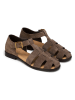 Marc O'Polo Shoes Leder-Halbsandalen in Braun