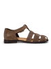 Marc O'Polo Shoes Leder-Halbsandalen in Braun