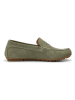 Marc O'Polo Shoes Skórzane mokasyny w kolorze khaki
