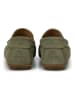 Marc O'Polo Shoes Skórzane mokasyny w kolorze khaki