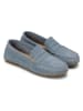 Marc O'Polo Shoes Skórzane mokasyny w kolorze błękitnym
