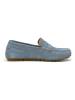Marc O'Polo Shoes Skórzane mokasyny w kolorze błękitnym