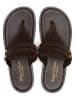 Marc O'Polo Shoes Leder-Zehentrenner in Braun