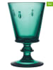 La Rochère France 6-delige set: wijnglazen "Abeille" turquoise - 240 ml