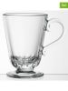 La Rochère France 6er-Set: Kaffeetassen "Louison" in Transparent - 250 ml