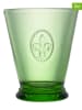La Rochère France 6-delige set: glazen "Fleur De Lys" groen - 260 ml