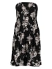 LASCANA Kleid in Schwarz/ Creme