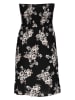 LASCANA Kleid in Schwarz/ Creme