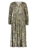 LASCANA Kleid in Dunkelblau/ Grün