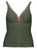 LASCANA Tankini-Oberteil in Dunkelgrün