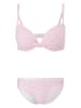 s.Oliver Bikini w kolorze jasnoróżowo-białym