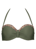 LASCANA Biustonosz bikini w kolorze khaki