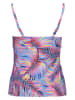 LASCANA Tankini-Oberteil in Hellblau/ Bunt