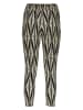 LASCANA Pyjamabroek zwart/beige