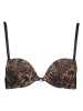 LASCANA Push-up beha camel/zwart