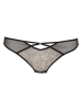 LASCANA String in Schwarz/ Beige