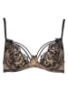 LASCANA Beugelbeha beige/zwart