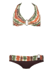 JETTE Bikini in Braun/ Khaki