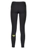 Reebok Legginsy sportowe "LM Mills Lux" w kolorze czarnym