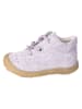 PEPINO Leder-Lauflernschuhe "Dots" in Lila