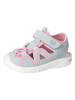 PEPINO Enkelsandalen "Gary" grijs/lichtroze