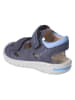 PEPINO Leder-Halbsandalen "Lary" in Dunkelblau