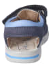 PEPINO Leren enkelsandalen "Lary" donkerblauw