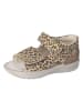 PEPINO Leren sandalen "Banu" beige/bruin