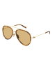 Gucci Herren-Sonnenbrille in Hellbraun/ Orange
