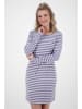 alife and kickin Kleid "Ellin" in Blau/ Weiß