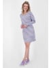 alife and kickin Kleid "Ellin" in Blau/ Weiß