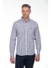 The Time of Bocha Hemd - Regular fit - in Weiß/ Blau