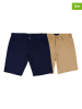 The Time of Bocha 2-delige set: shorts donkerblauw/beige