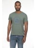The Time of Bocha 2-delige set: shirts wit/kaki