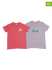 The Time of Bocha 2er-Set: Shirts in Lila/ Rot