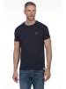 The Time of Bocha 2er-Set: Shirts in Weiß/ Dunkelblau