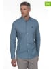 The Time of Bocha 2er-Set: Hemden - Regular fit - in Blau/ Creme