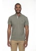 The Time of Bocha 2er-Set: Poloshirts in Blau/ Khaki